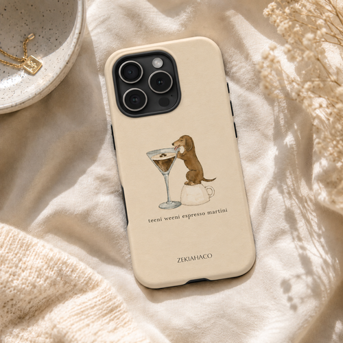 Dachshund Espresso Martini Case