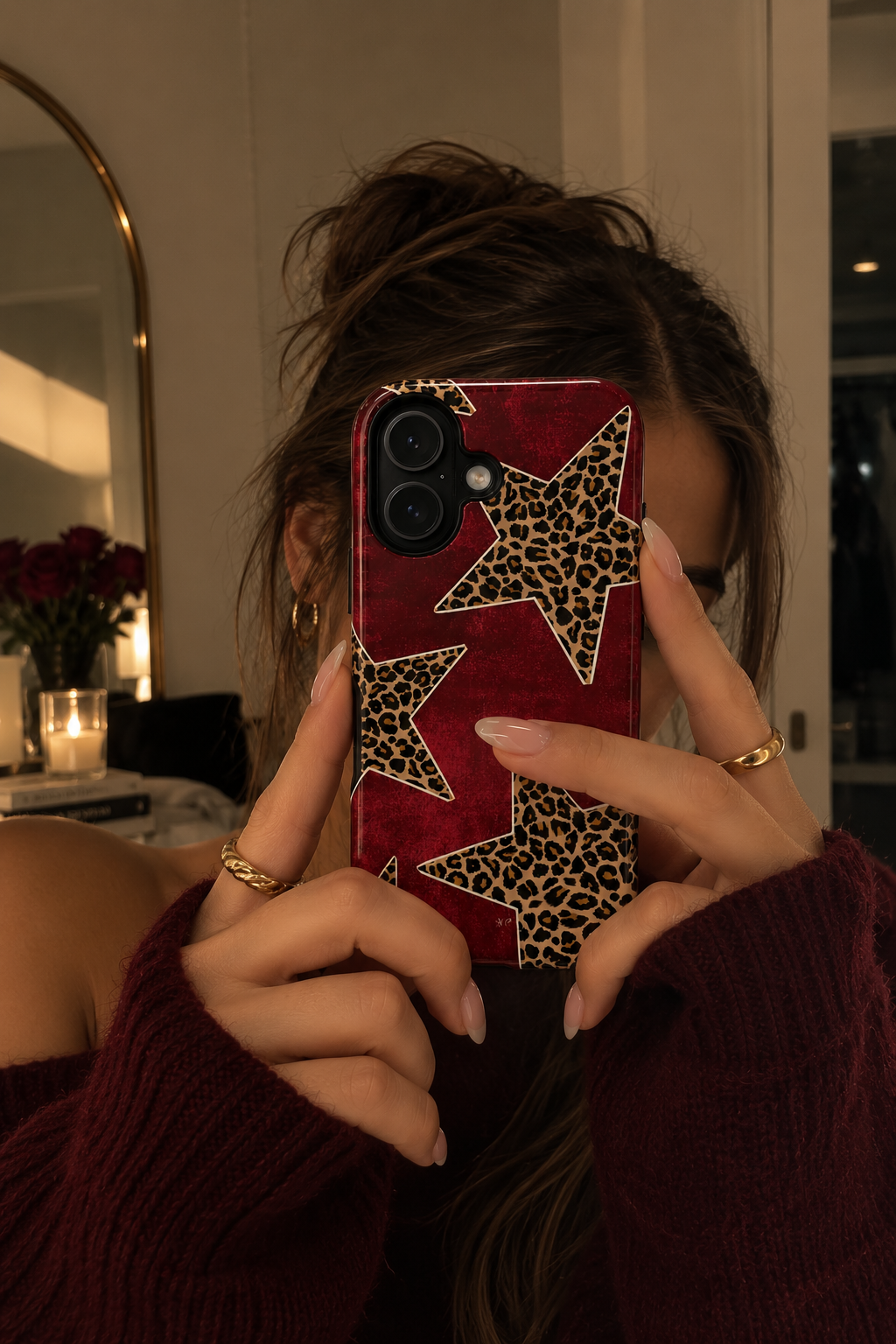 Leopard Star Pattern Case