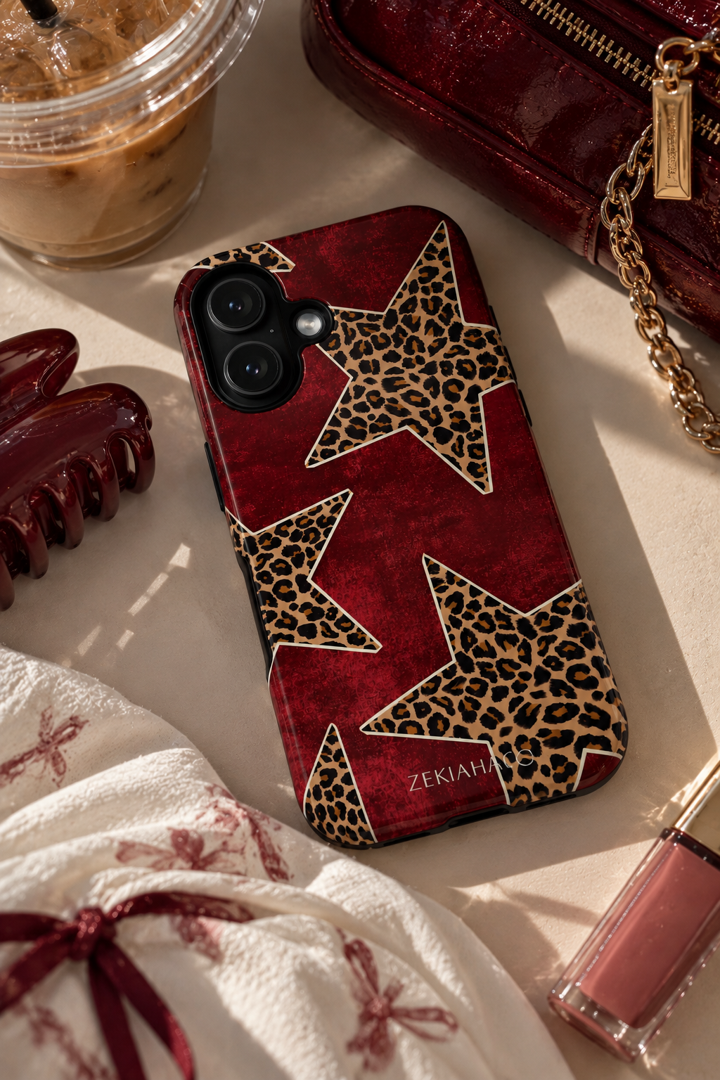 Leopard Star Pattern Case